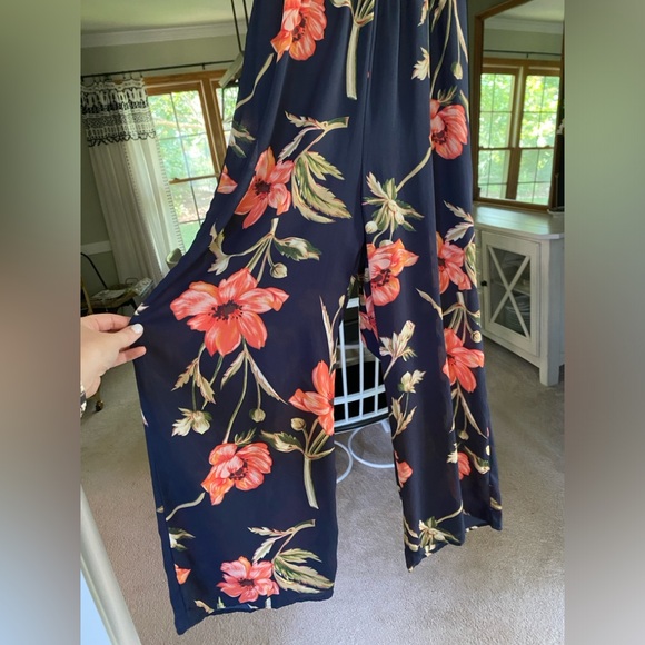 Floral wide leg jumpsuit - Picture 5 of 5